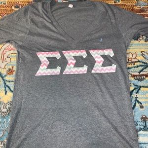 Tri Sigma Letter Shirt